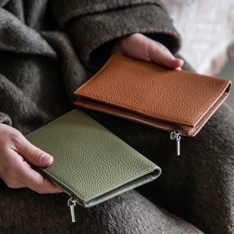 Card Top Loader - Porte-passeport en cuir couvre étui étanche