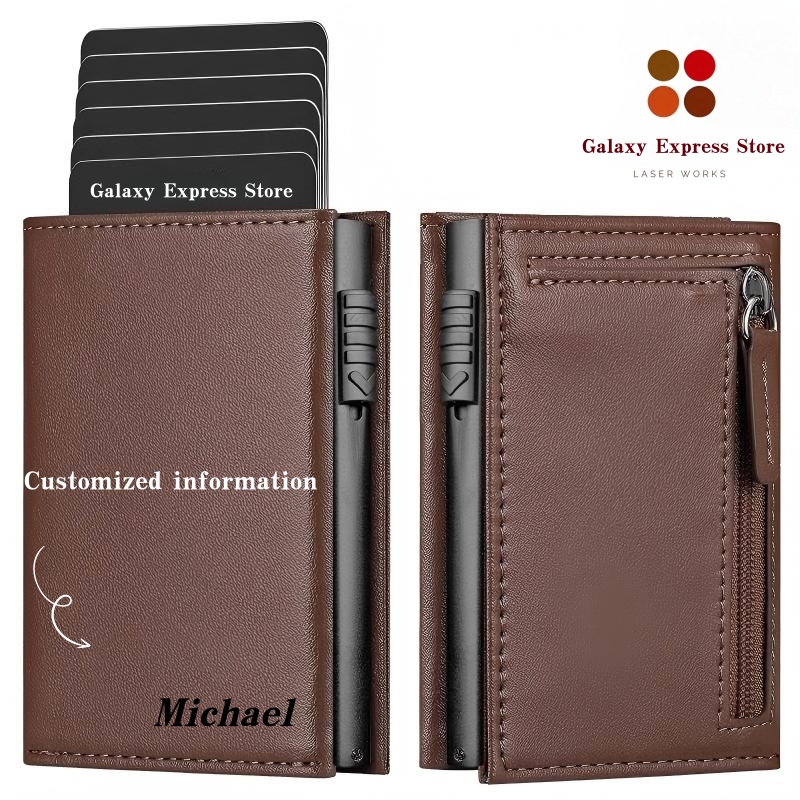 Card Top Loader - Portefeuille porte-cartes personnalisé avec pochette à