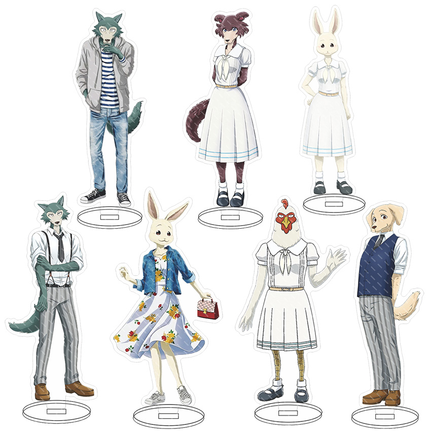 Figma Stand Set - Figurines en acrylique Anime BEASTARS Legoshi