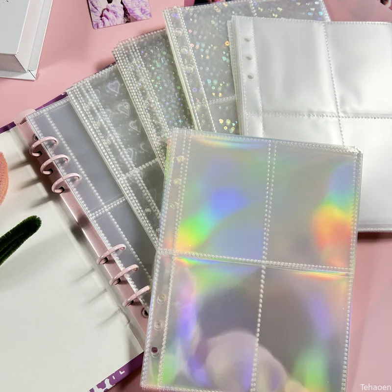 Trading Card Binder - Pages intérieures transparentes pour classeur de