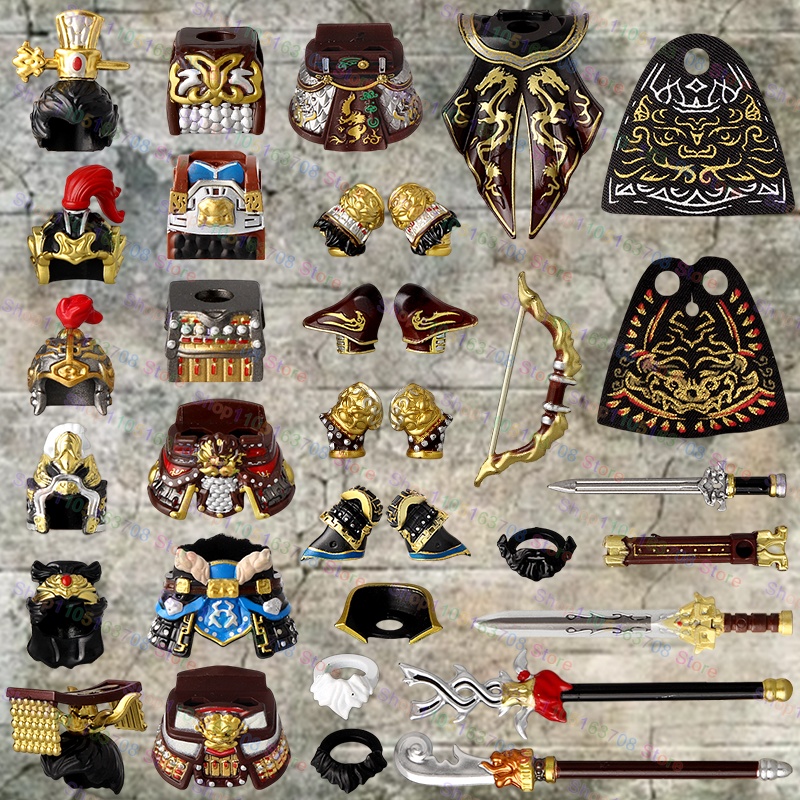 Lego Minifigure Holder - Chaud trois royaumes soldats anciens héros