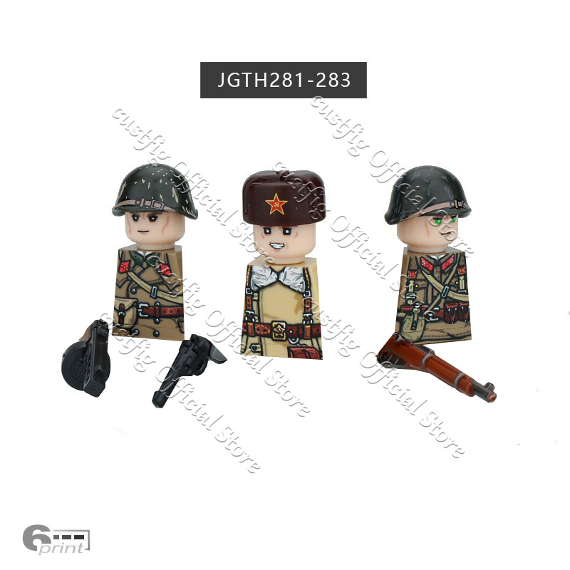 Figurines de soldats soviétiqu - Lego Minifigure Holder avis et prix