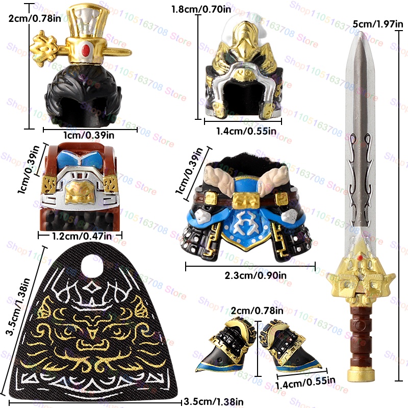 Chaud trois royaumes soldats a - Lego Minifigure Holder avis et prix