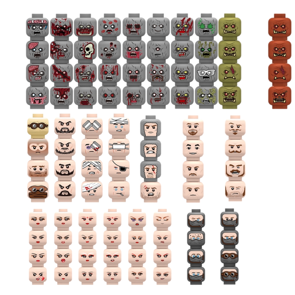 Têtes de figurines à assembler - Lego Minifigure Holder avis et prix